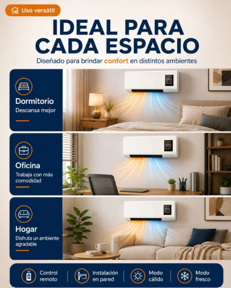 ComfortHeat™ - Calefactor y Aire Acondicionado 2 en 1 ❄️🔥