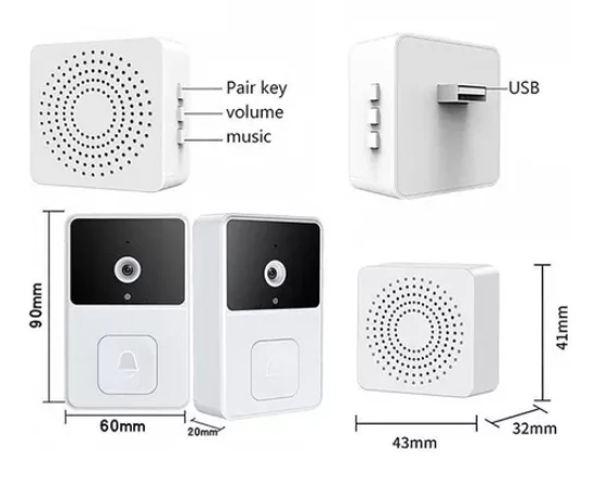 🏠📱Timbre Inalámbrico Inteligente con Cámara HD ✨
