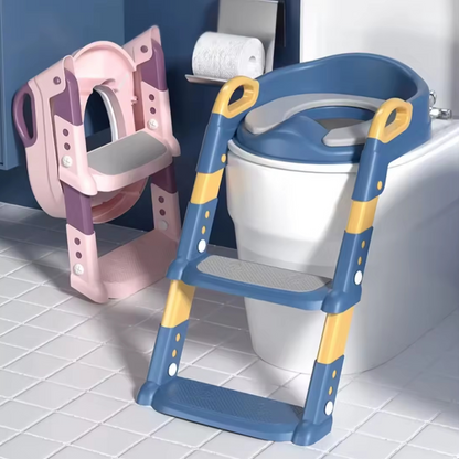 Inodoro Infantil con Escalera Plegable PISO-SEGURO 🚽👶✨