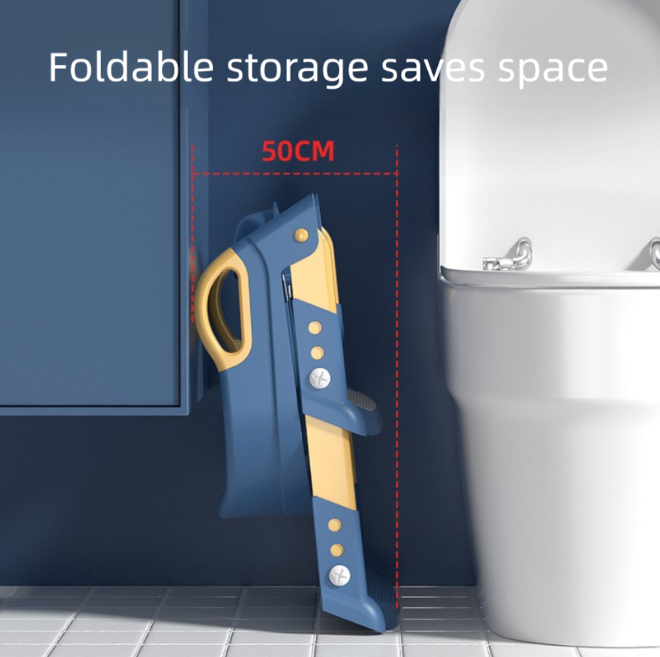 Inodoro Infantil con Escalera Plegable PISO-SEGURO 🚽👶✨