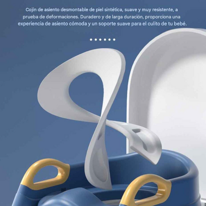 Inodoro Infantil con Escalera Plegable PISO-SEGURO 🚽👶✨