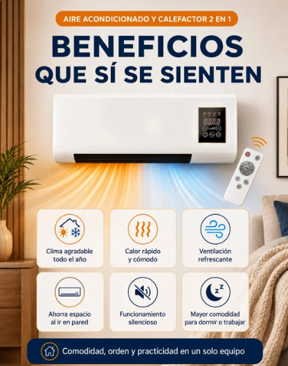 ComfortHeat™ - Calefactor y Aire Acondicionado 2 en 1 ❄️🔥