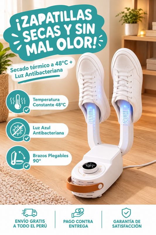 Secador de Zapatillas Eléctrico Portátil y Antibacteriano👟🔥⚡