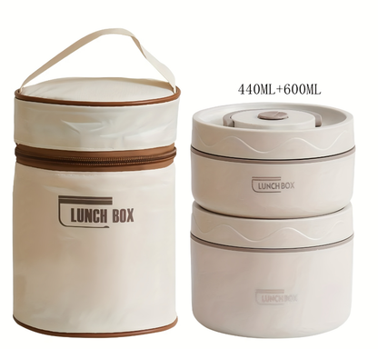 LunchBox Pro™ - Set de 2 Loncheras Herméticas Térmicas + Bolso Térmico 🍱