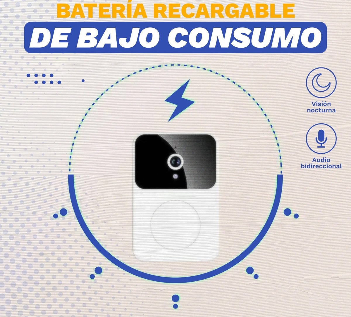 🏠📱Timbre Inalámbrico Inteligente con Cámara HD ✨