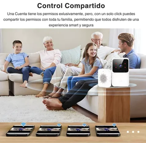🏠📱Timbre Inalámbrico Inteligente con Cámara HD ✨